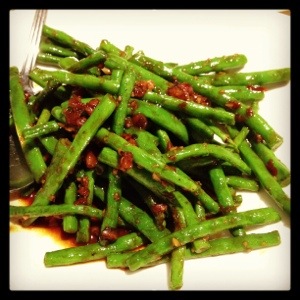 Wok-fried French Beans with Minced Pork
