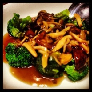 Broccoli with Mushrooms