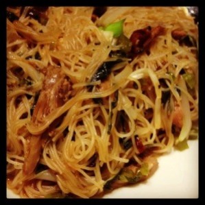 Beehoon with Shredded Duck