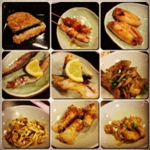 An assortment of grilled and stir-fry dishes