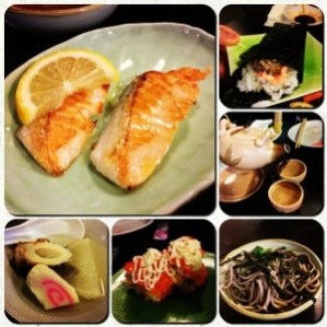 Another round of grilled and carbo dishes