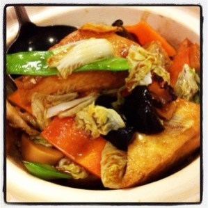 Claypot Tofu with Assortment