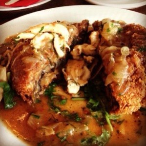 Fried Portobello Mushroom