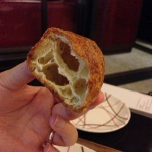 Tasty cream-puff-like bread