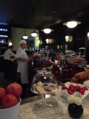 Watching chef in action