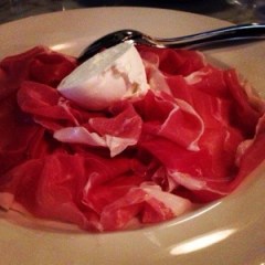 Bufala Mozzarella with Prosciutto di Parma