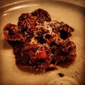 Cappelletti di Vitello with chicken liver & black truffle