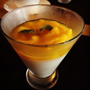 Mango on Coconut Cream