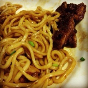 Dried Noodle with Pork Ribs