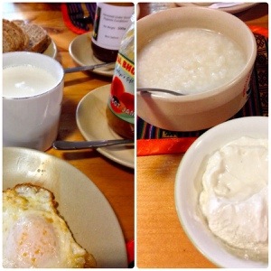 Different breakfast everyday