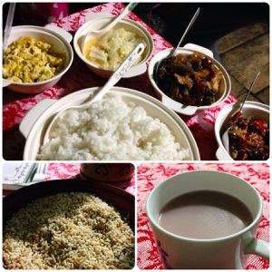 Delicious home-cooked dinner