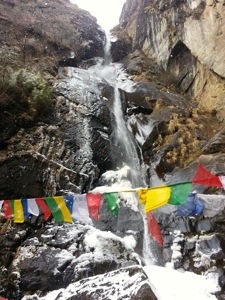 Waterfall along the way