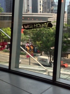 Busy Orchard Road outside