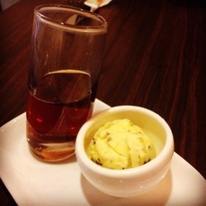 Maple syrup and garlic butter