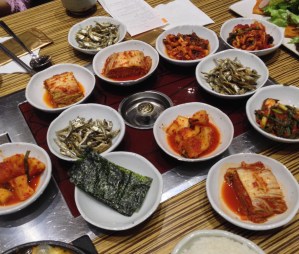 Spread of appetizers