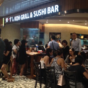 Long queue even for paying!