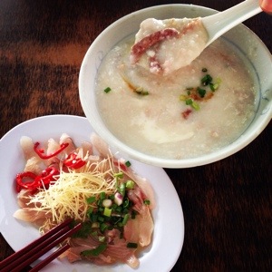 Cantonese-style porridge