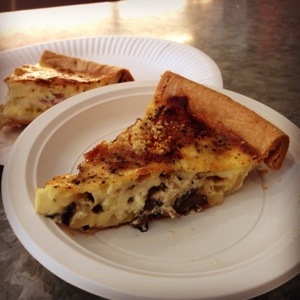 Quiche for breakfast