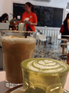 Iced Latte and Matcha Latte