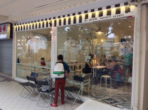 Couple of tables outside