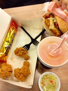 Simple KFC meal