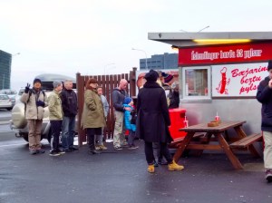 Not a very long queue today!