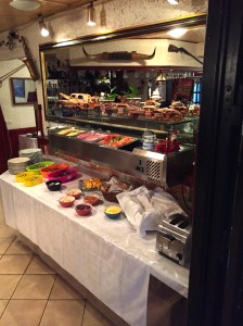 Wide spread of breakfast