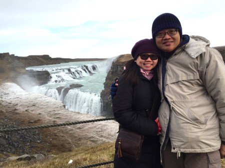 Pardon the plumpness, it was really cold and we had 5 layers each!