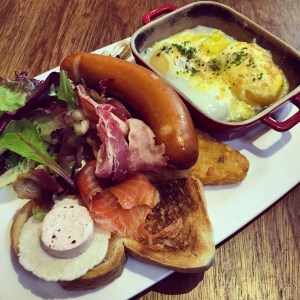 Big Breakfast with Poached Eggs