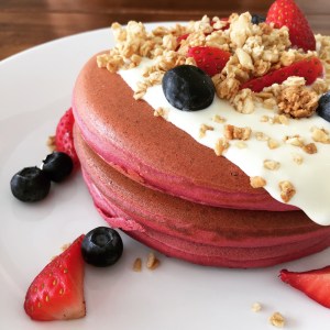 Red Velvet Pancakes
