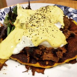 Pulled Pork Pumpkin Pancake