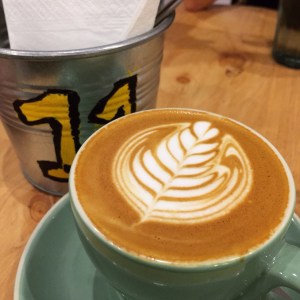 Beautiful latte art