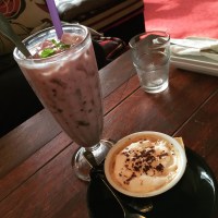 Latte and Yoghurt Shake