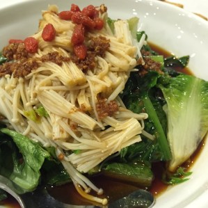 Golden Sauce with Oat Vegetables  金针香麦菜